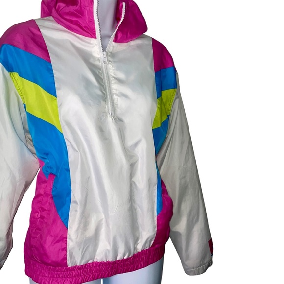 Retro Neon MTV Windbreaker, Small - Picture 1 of 7